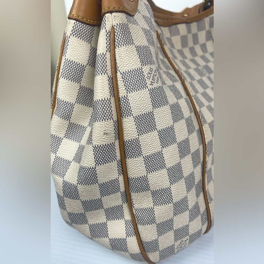 Authentic LOUIS VUITTON Galliera PM Azur Damier FL5018 Womens Handbag - Picture 6 of 16